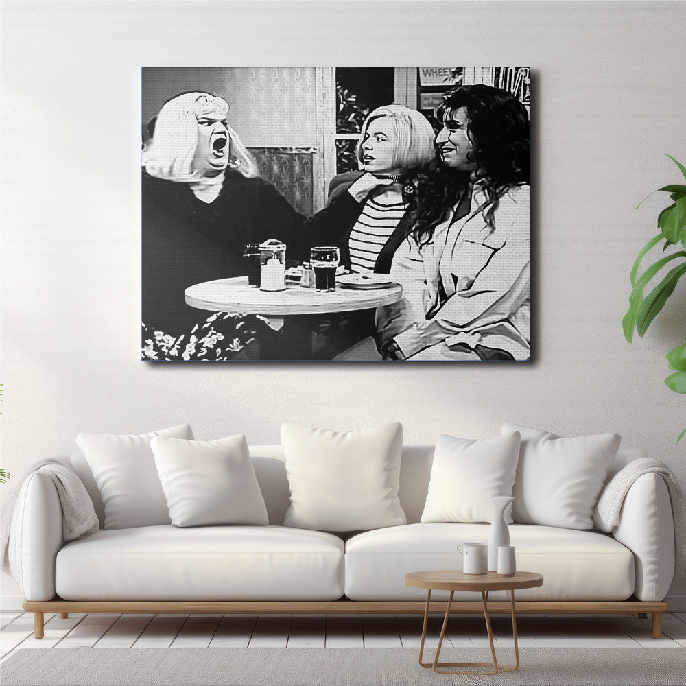 Lay Off Me I'm Starving Grayscale Wall Art