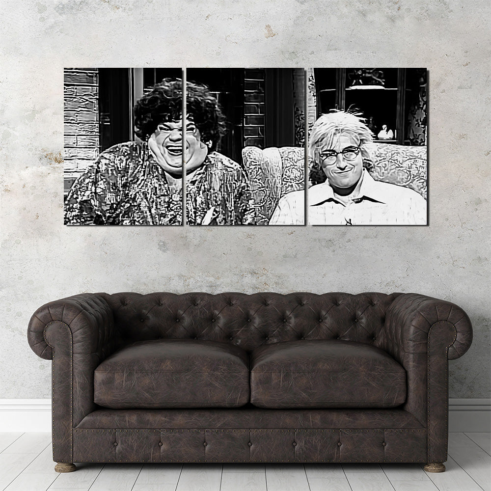 Zagat's with Hank & Beverly Gelfand Grayscale Wall Art