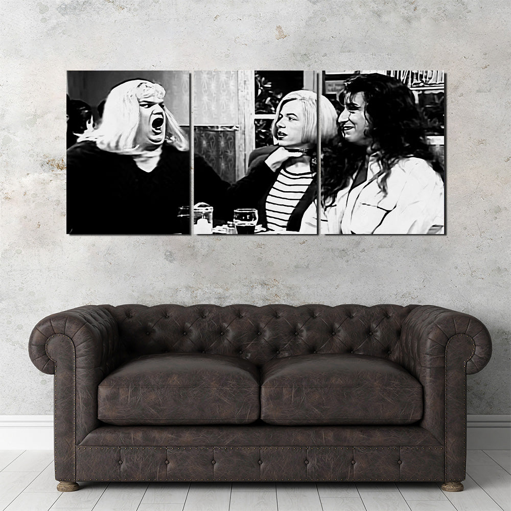 Lay Off Me I'm Starving Grayscale Wall Art