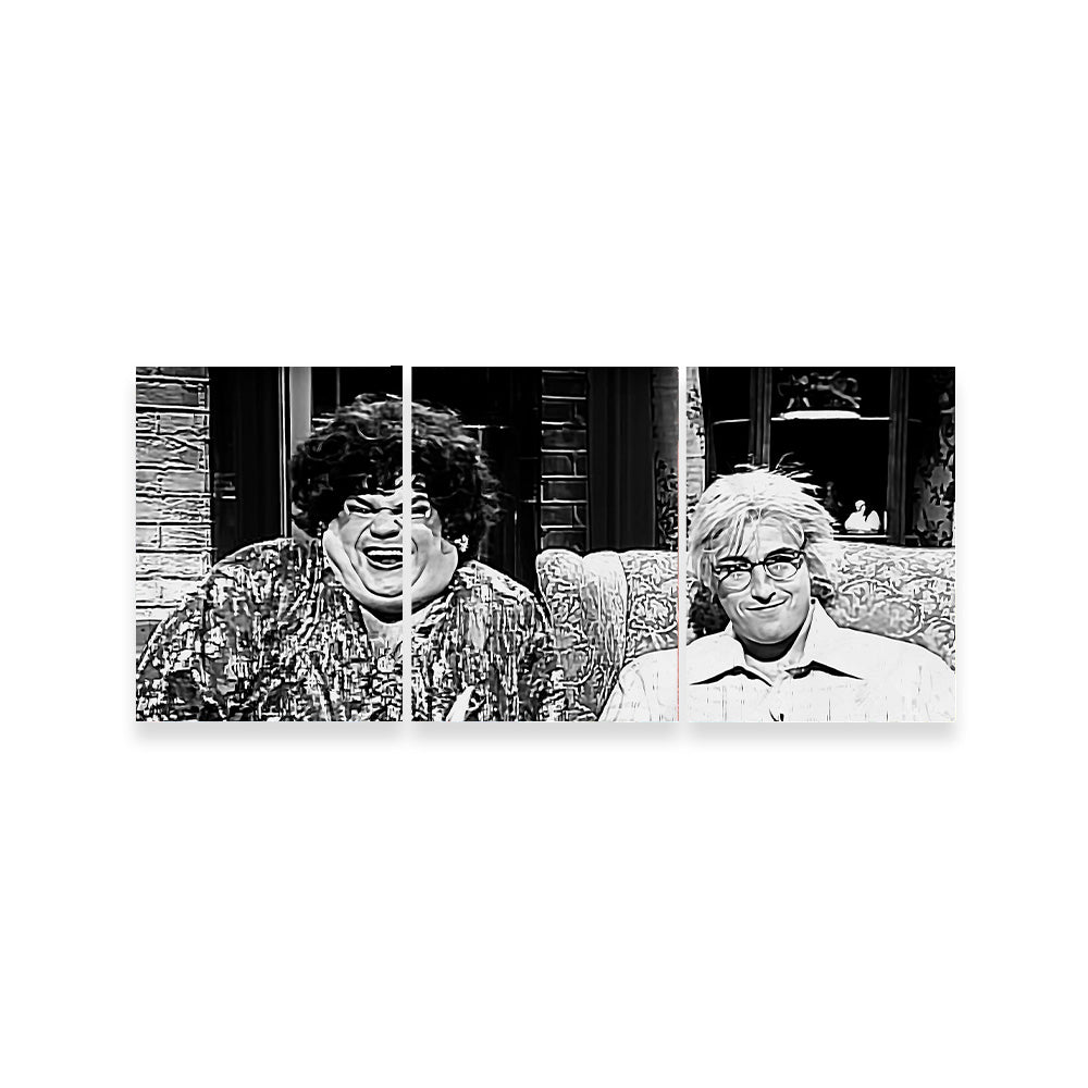 Zagat's with Hank & Beverly Gelfand Grayscale Wall Art