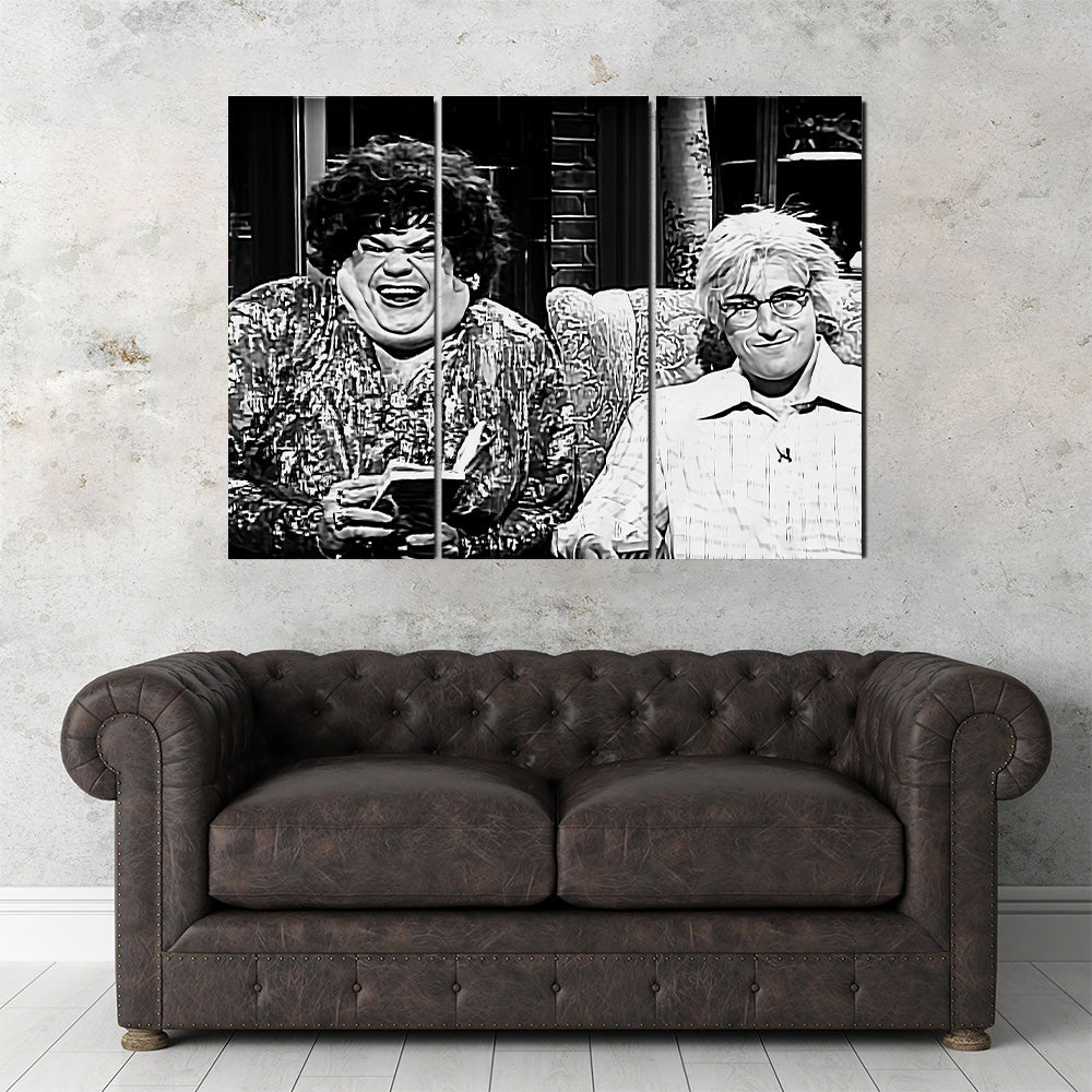 Zagat's with Hank & Beverly Gelfand Grayscale Wall Art