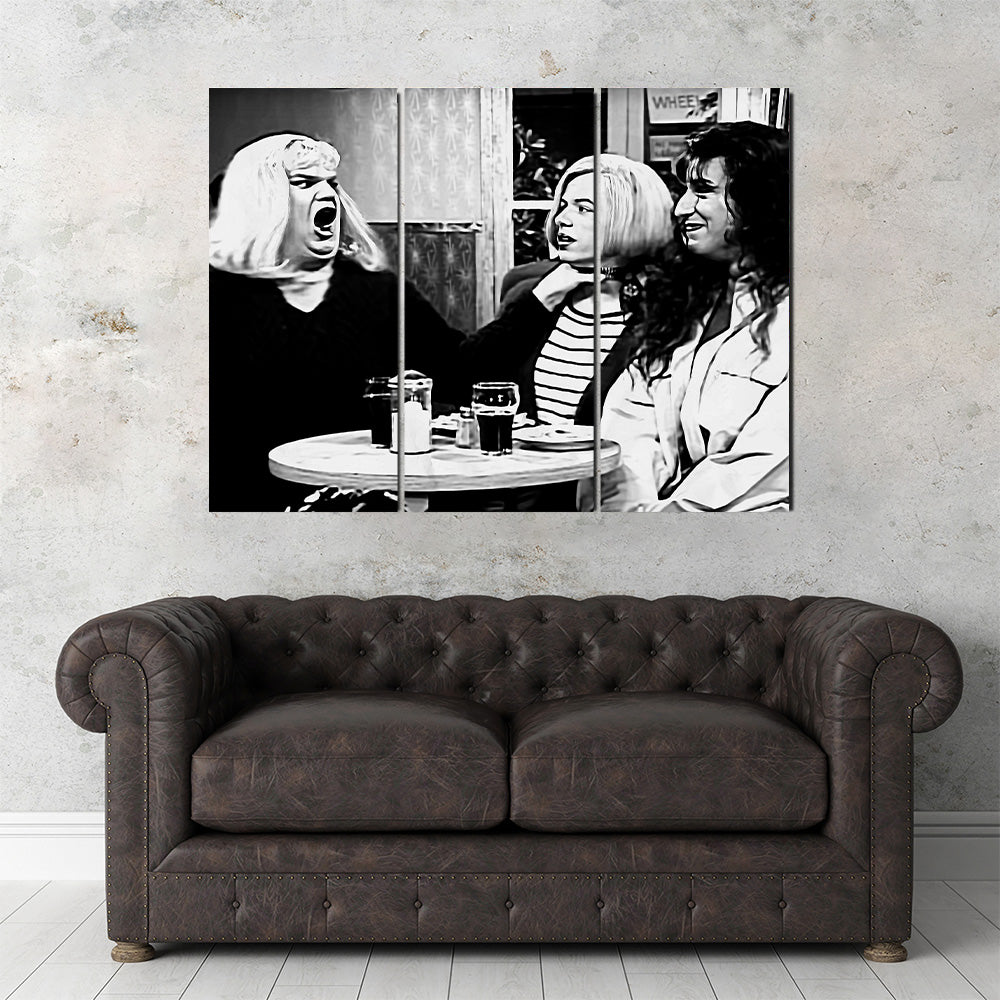 Lay Off Me I'm Starving Grayscale Wall Art