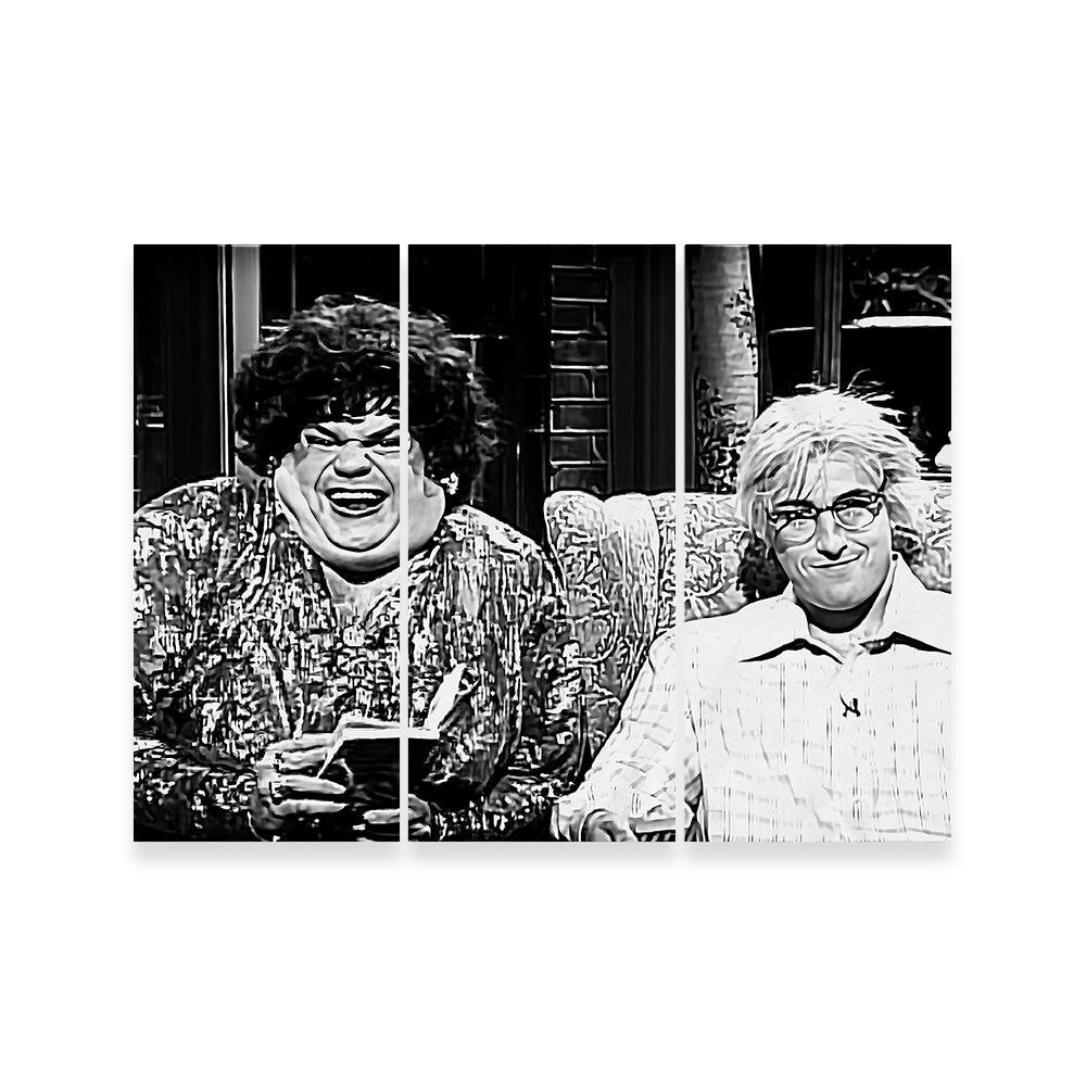 Zagat's with Hank & Beverly Gelfand Grayscale Wall Art