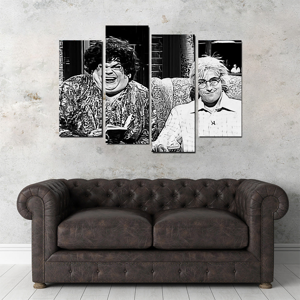 Zagat's with Hank & Beverly Gelfand Grayscale Wall Art