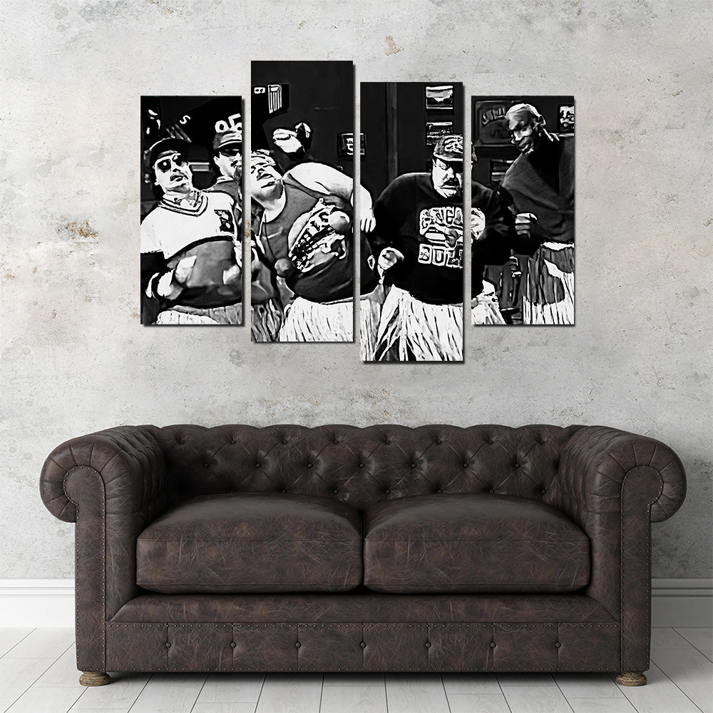 Bill Swerski’s Super Fans & Jordan Grayscale Wall Art