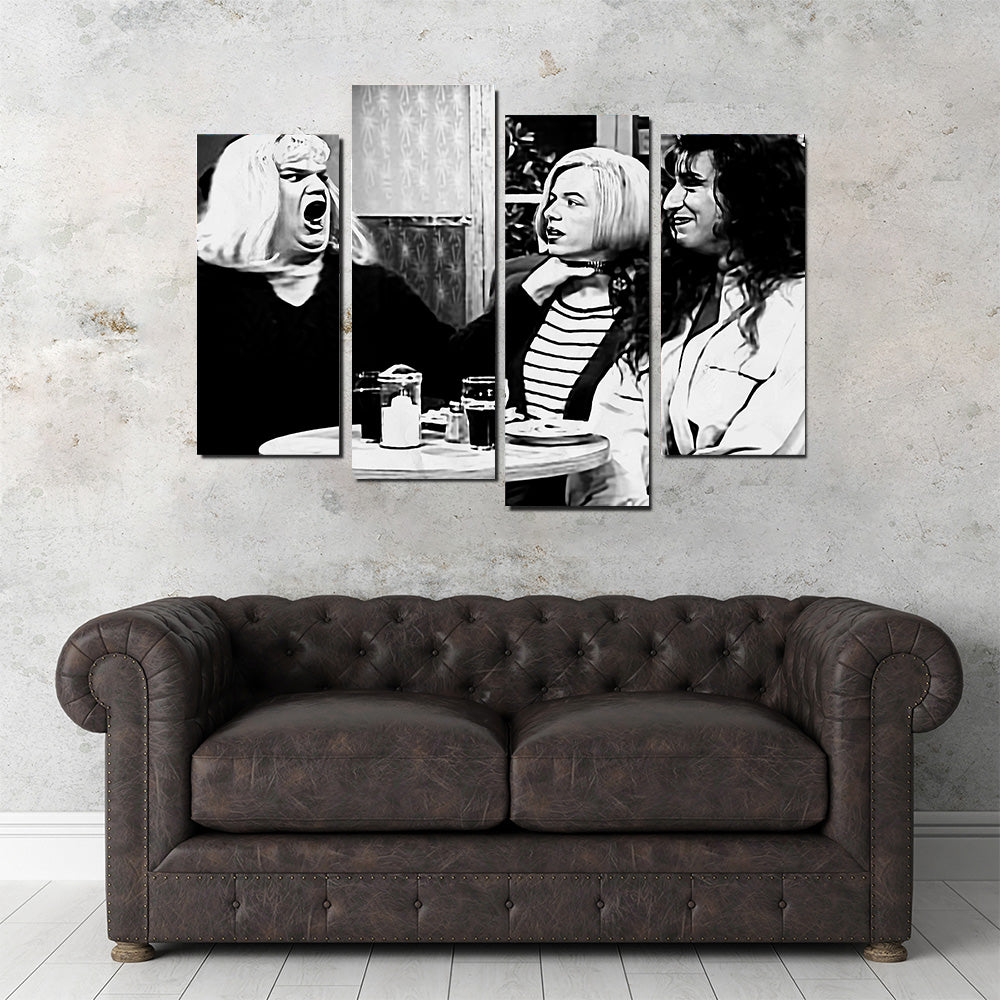 Lay Off Me I'm Starving Grayscale Wall Art