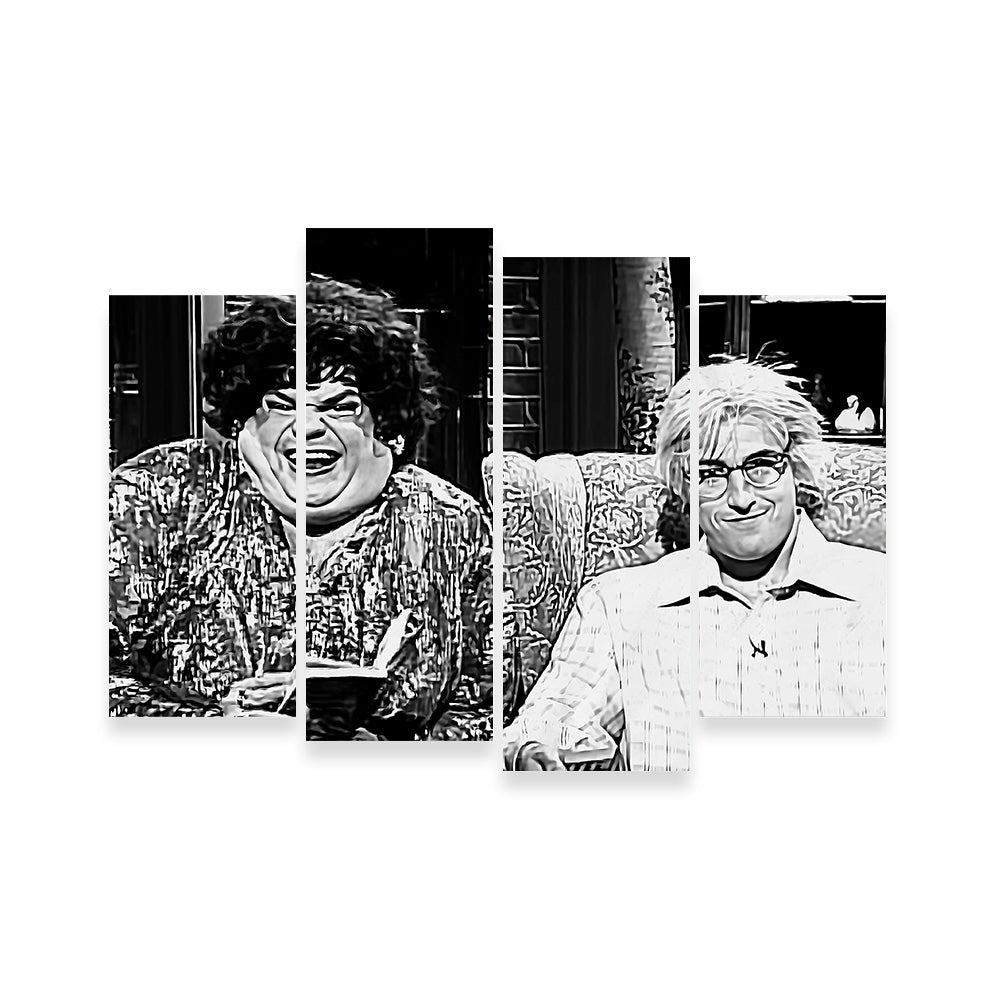 Zagat's with Hank & Beverly Gelfand Grayscale Wall Art