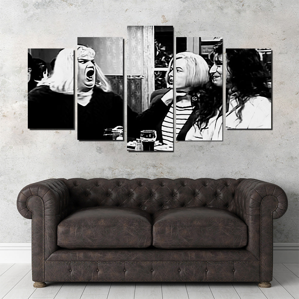 Lay Off Me I'm Starving Grayscale Wall Art