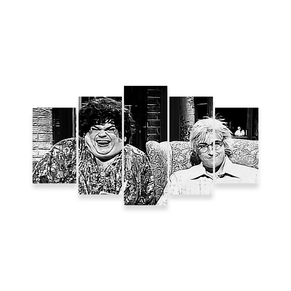 Zagat's with Hank & Beverly Gelfand Grayscale Wall Art