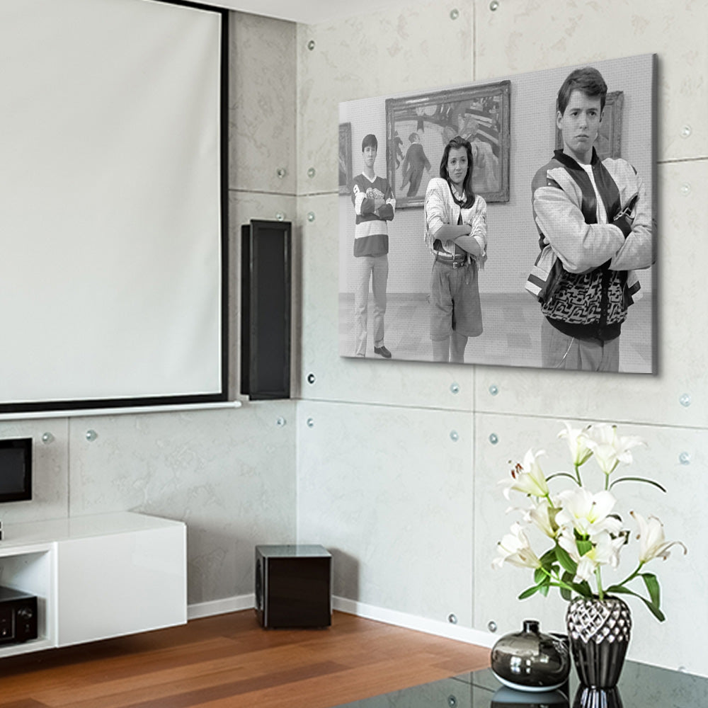 Bueller Grayscale Wall Art