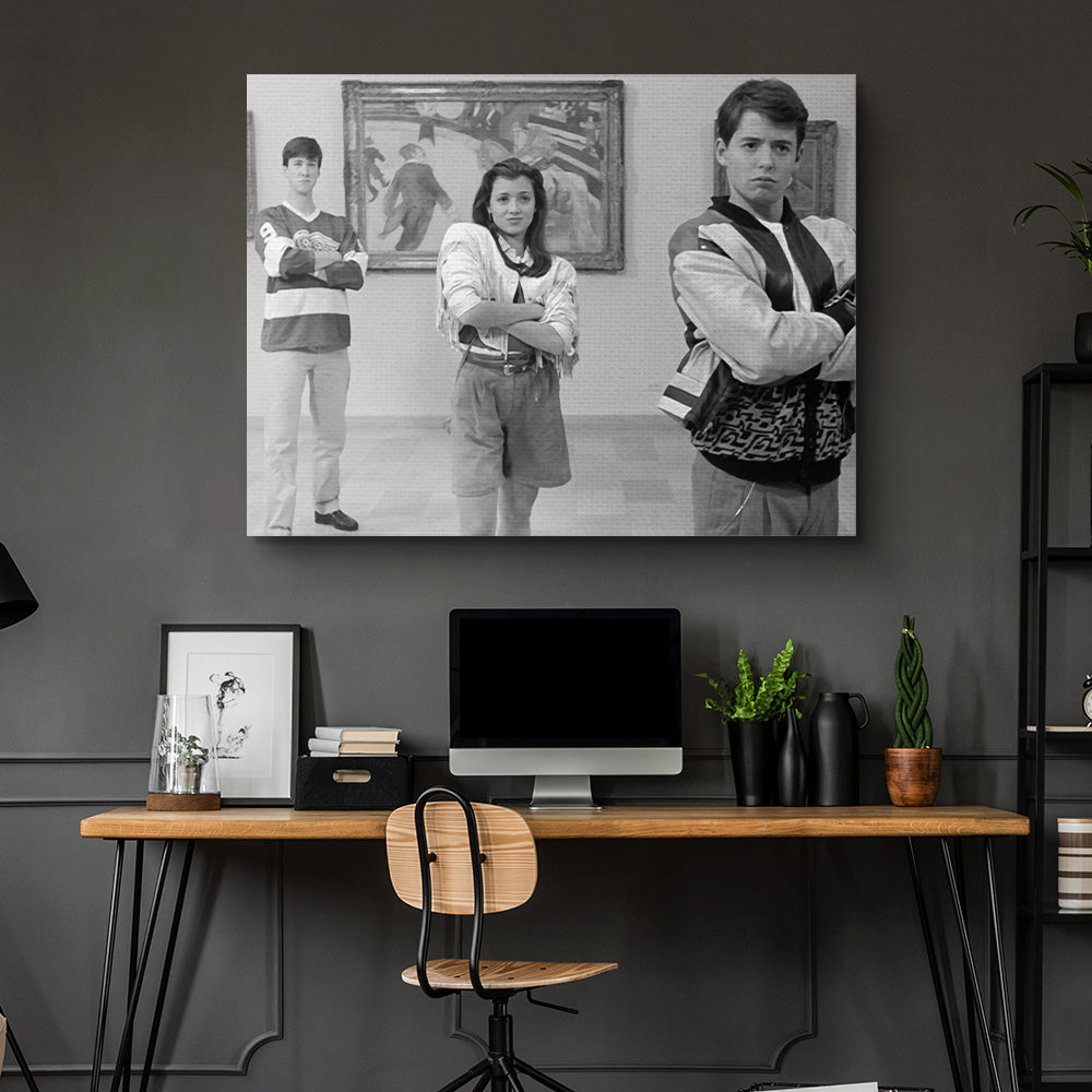 Bueller Grayscale Wall Art