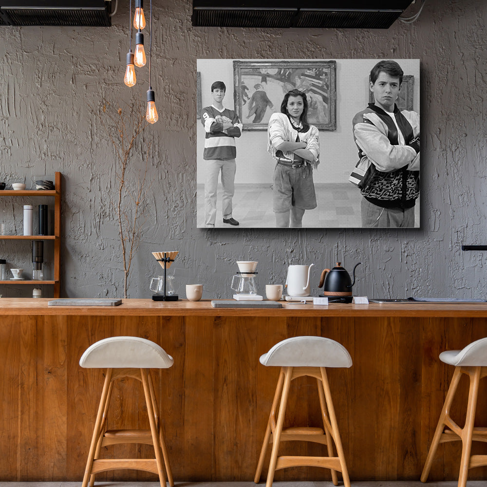 Bueller Grayscale Wall Art