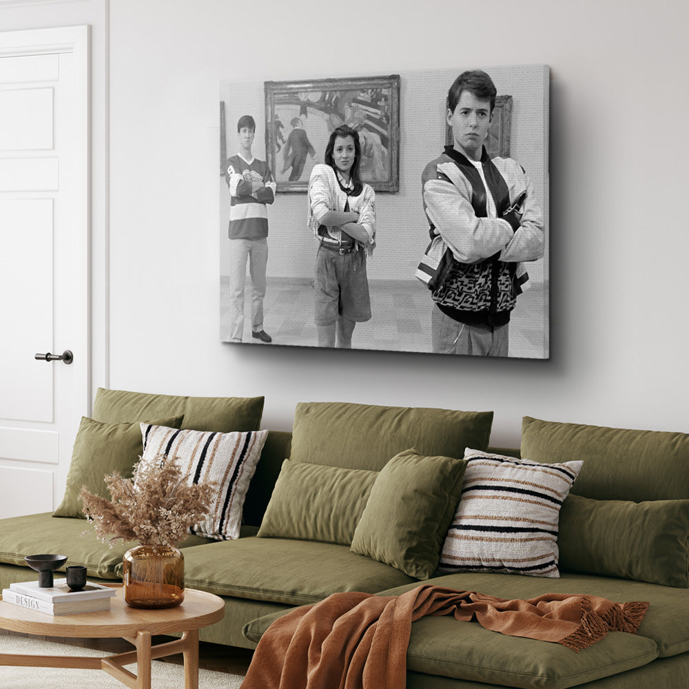 Bueller Grayscale Wall Art
