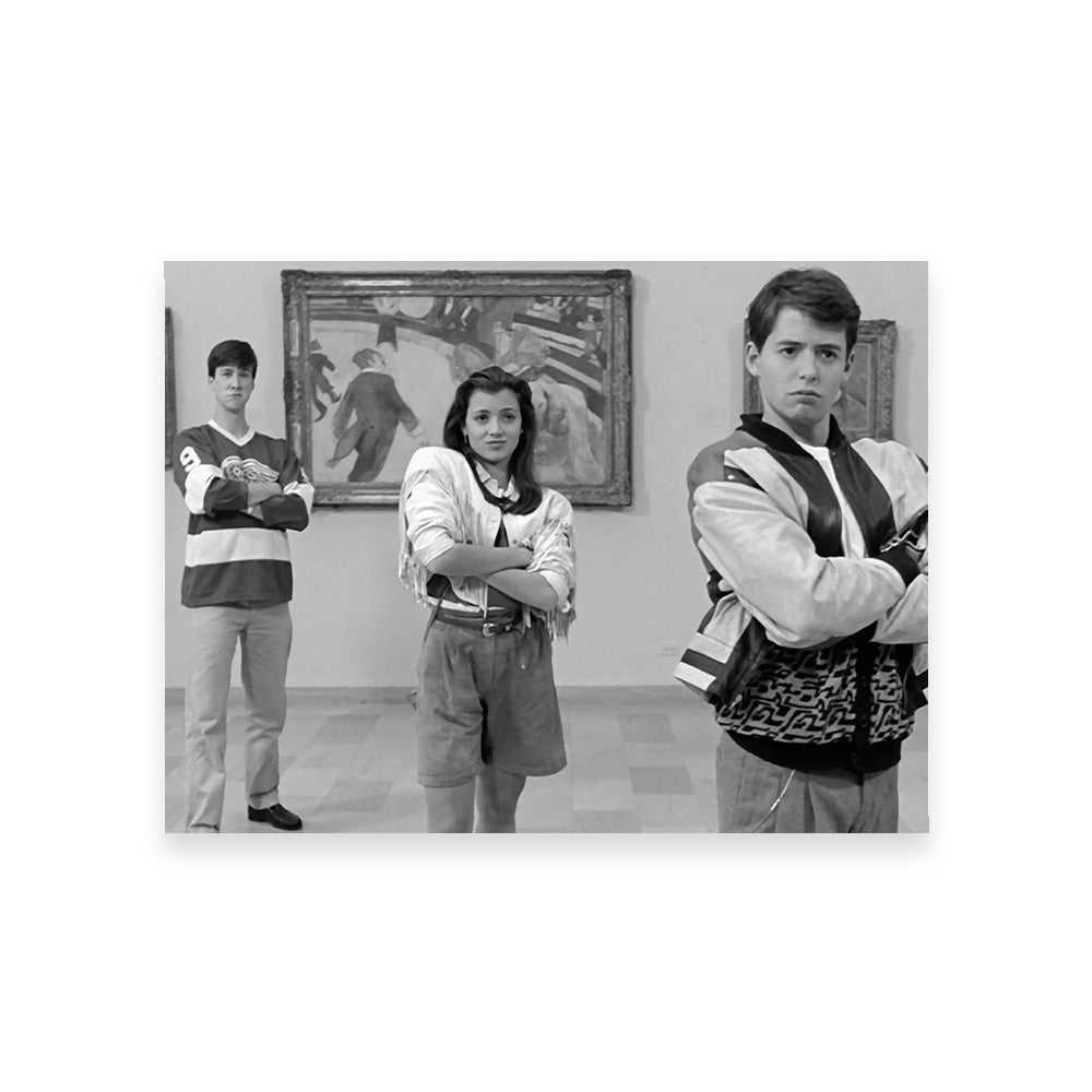 Bueller Grayscale Wall Art