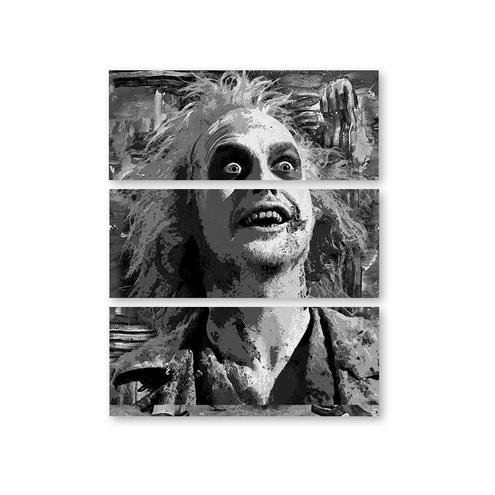Beetlejuice Grayscale Wall Art