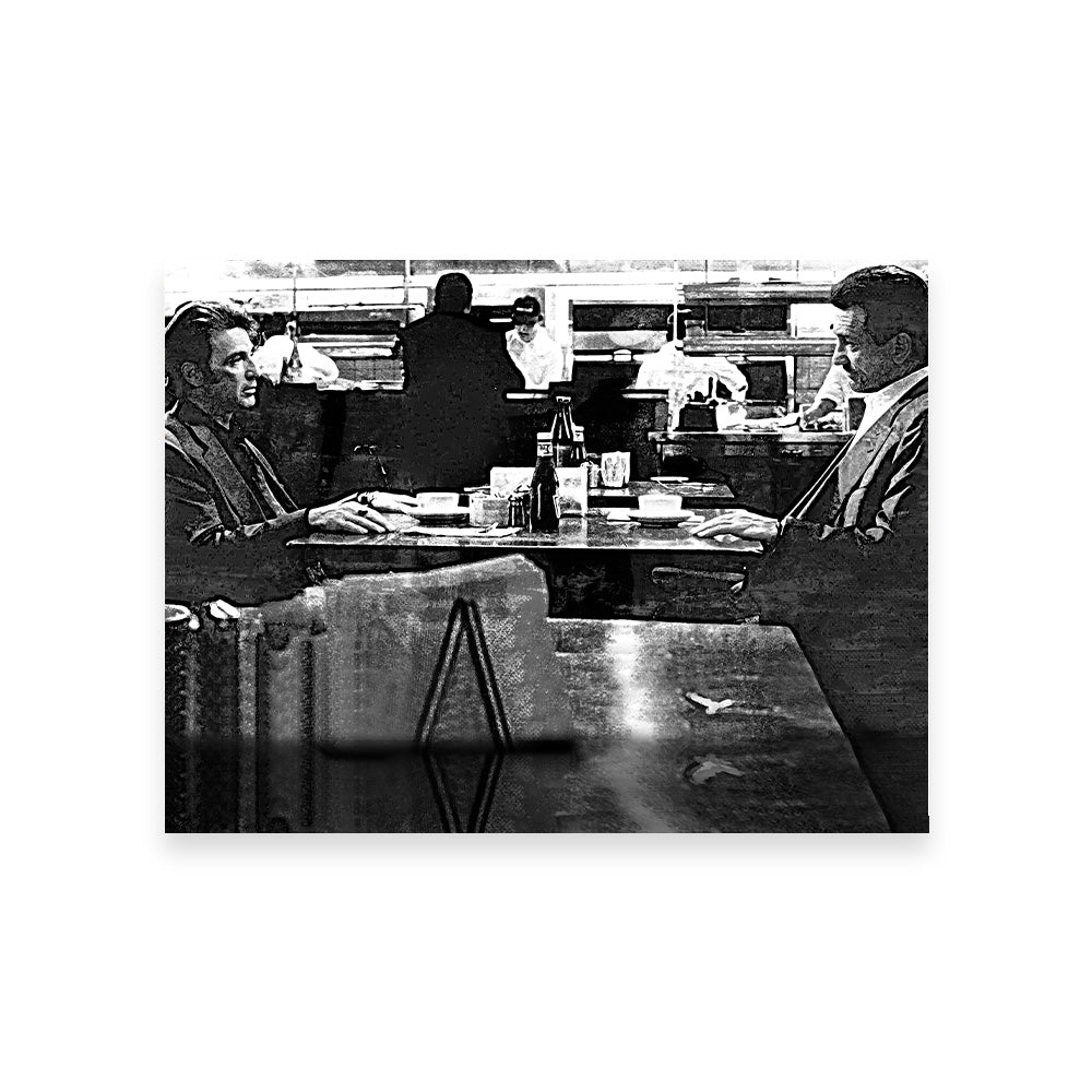 Heat - The Meeting Grayscale Wall Art