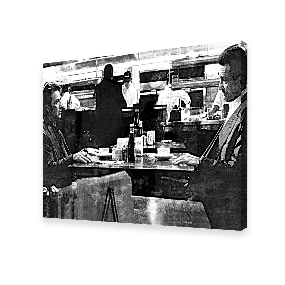 Heat - The Meeting Grayscale Wall Art