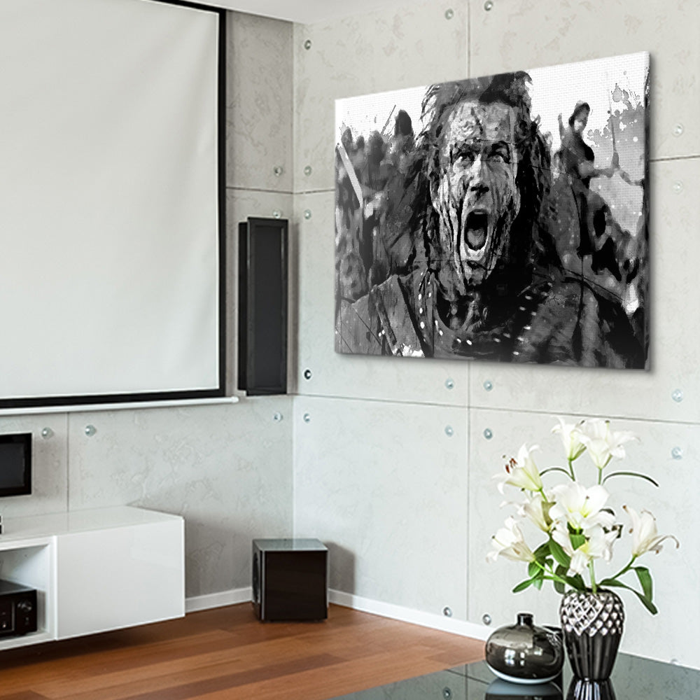 Wallace Grayscale Wall Art