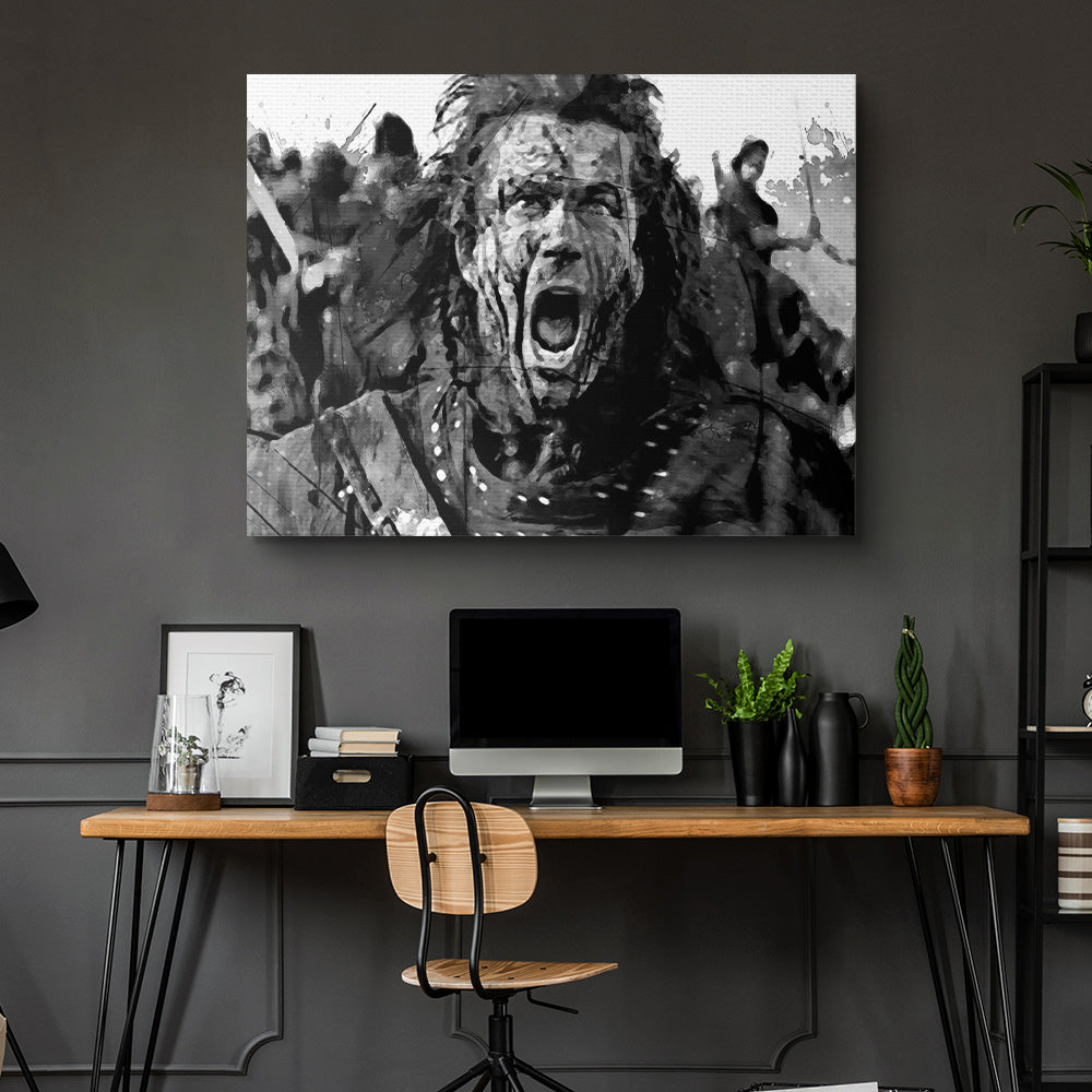 Wallace Grayscale Wall Art