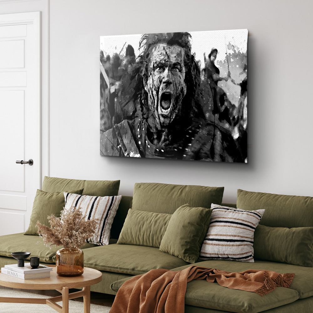Wallace Grayscale Wall Art