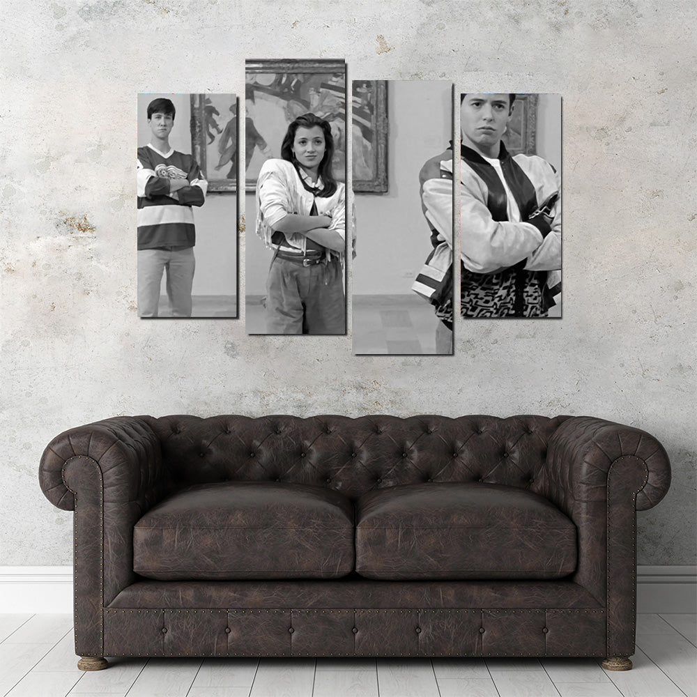 Bueller Grayscale Wall Art