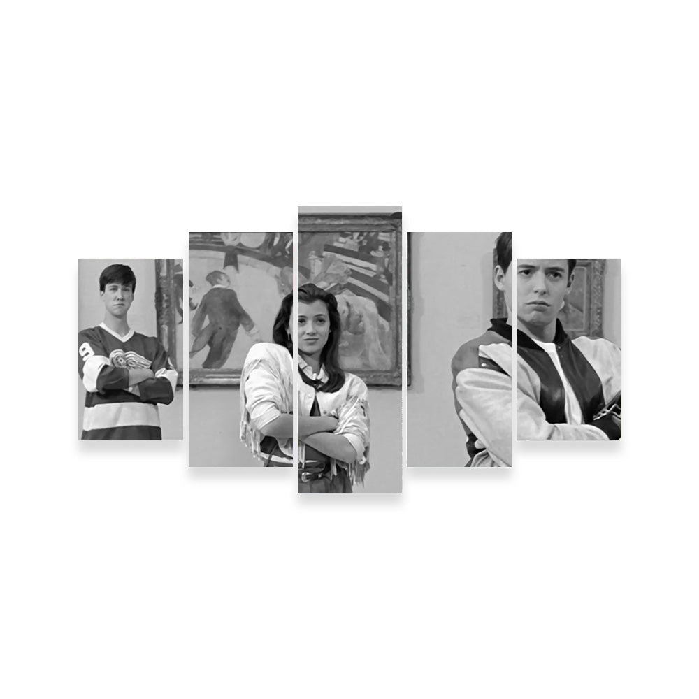 Bueller Grayscale Wall Art