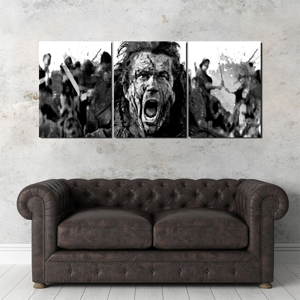 Wallace Grayscale Wall Art