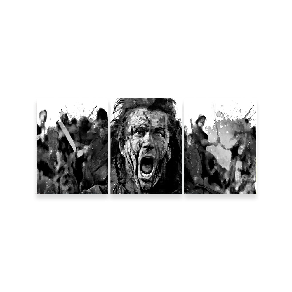 Wallace Grayscale Wall Art