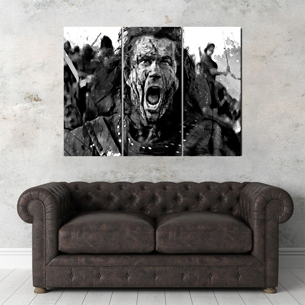 Wallace Grayscale Wall Art