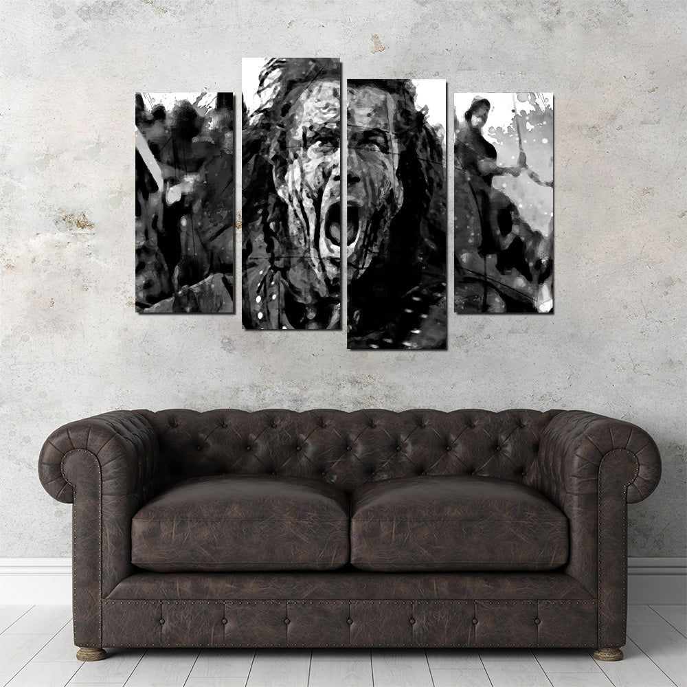 Wallace Grayscale Wall Art