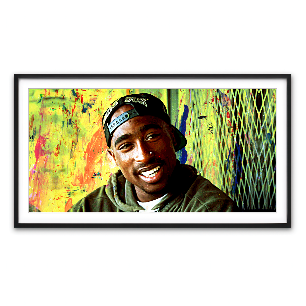 Framed Print 2x1 Black