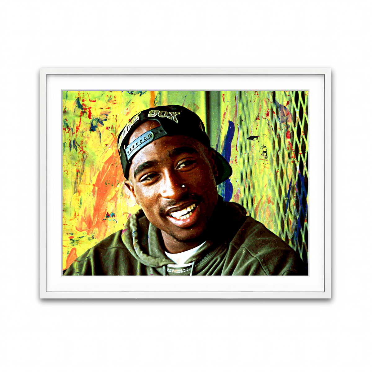 Framed Print 4x3 White