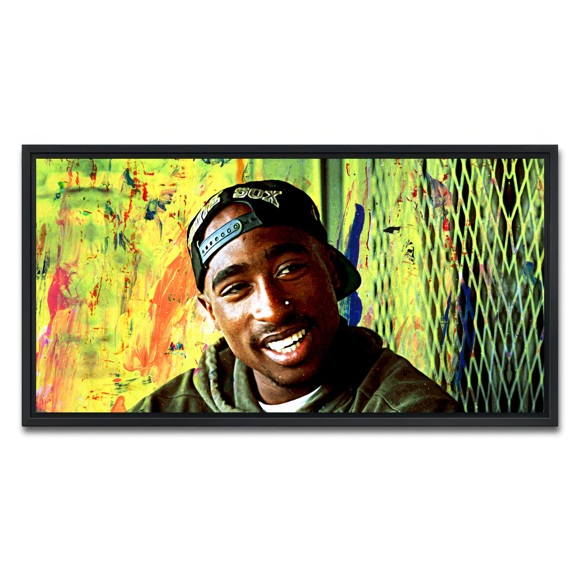 AUTO-MOCKUP WHITE | 2pac | 1 Piece | Black Frame | group=2x1