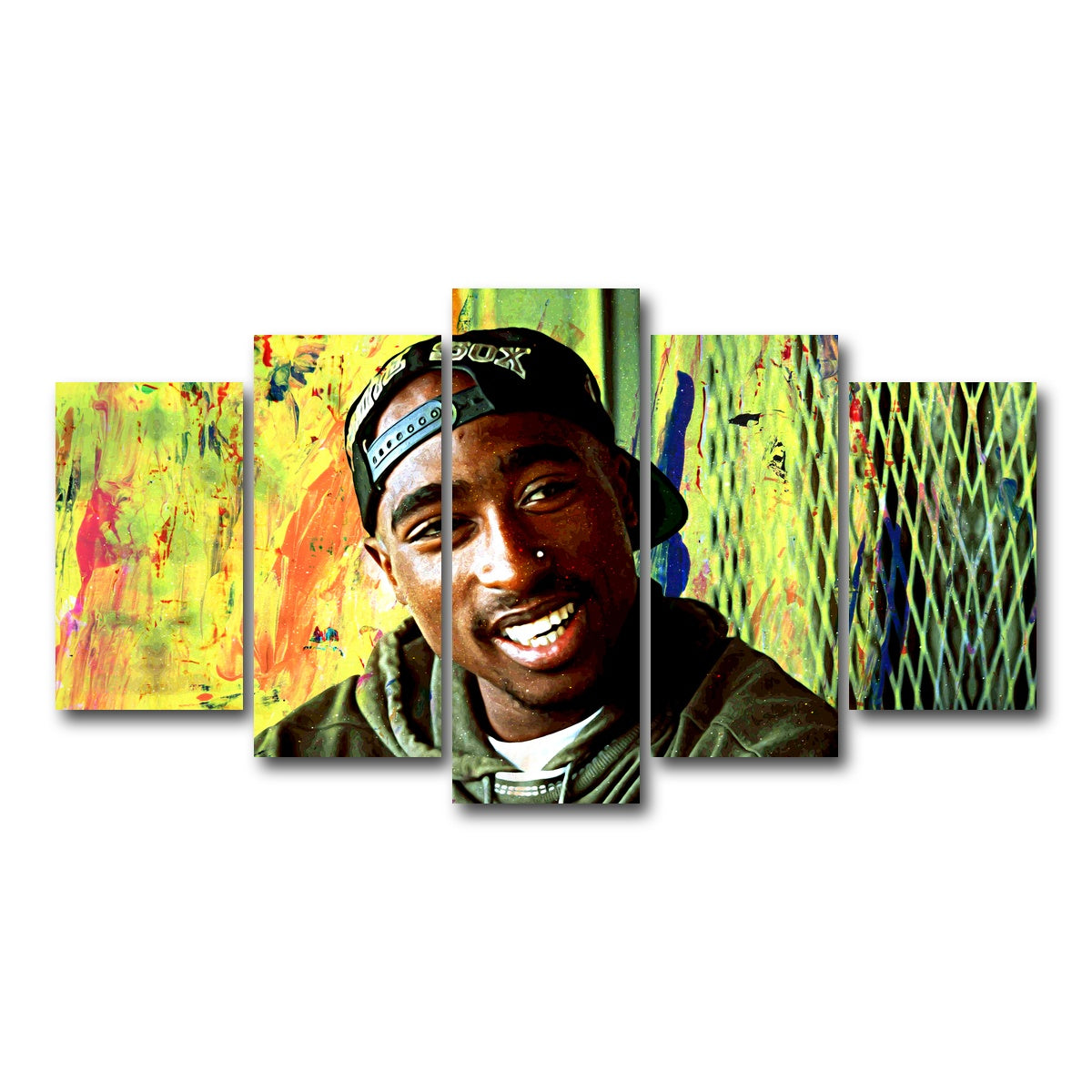 AUTO-MOCKUP WHITE | 2pac | 5 Piece | Gallery Wrapped | group=5_normal