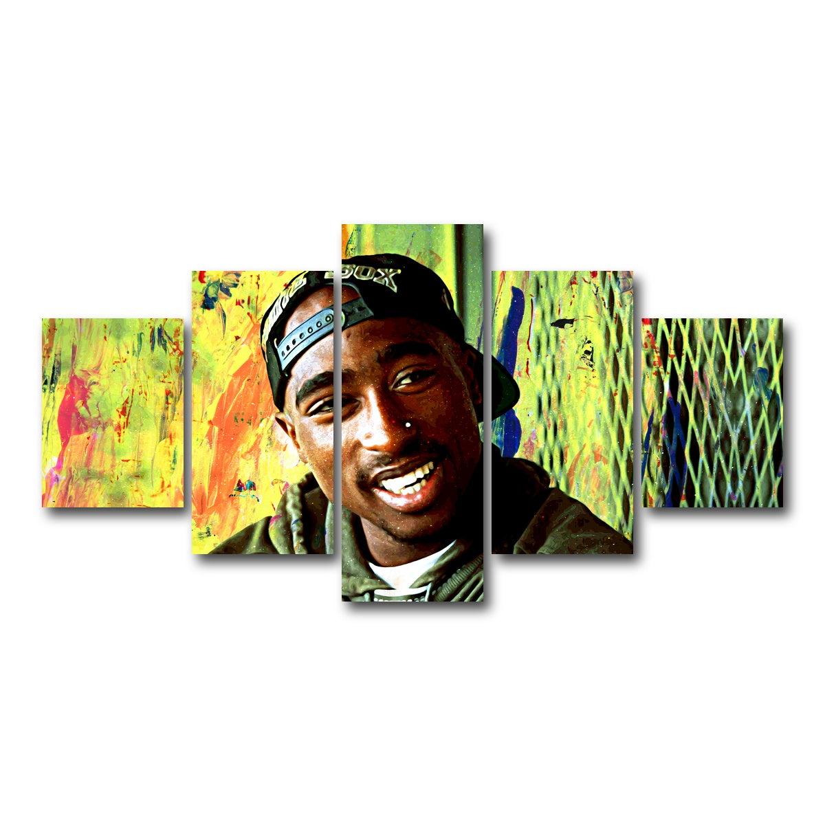AUTO-MOCKUP WHITE | 2pac | 5 Piece | Gallery Wrapped | group=5_short
