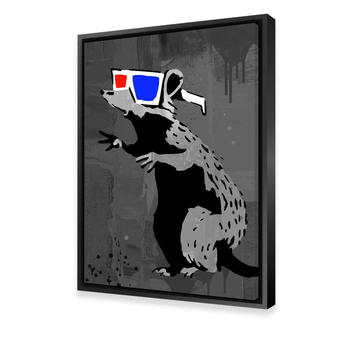 3D Rat Wall Art