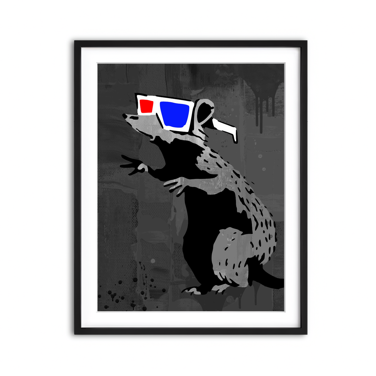 Framed Print 3x4 Black