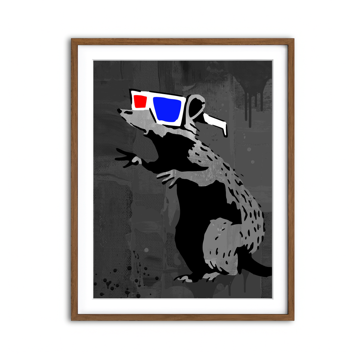 Framed Print 3x4 Walnut