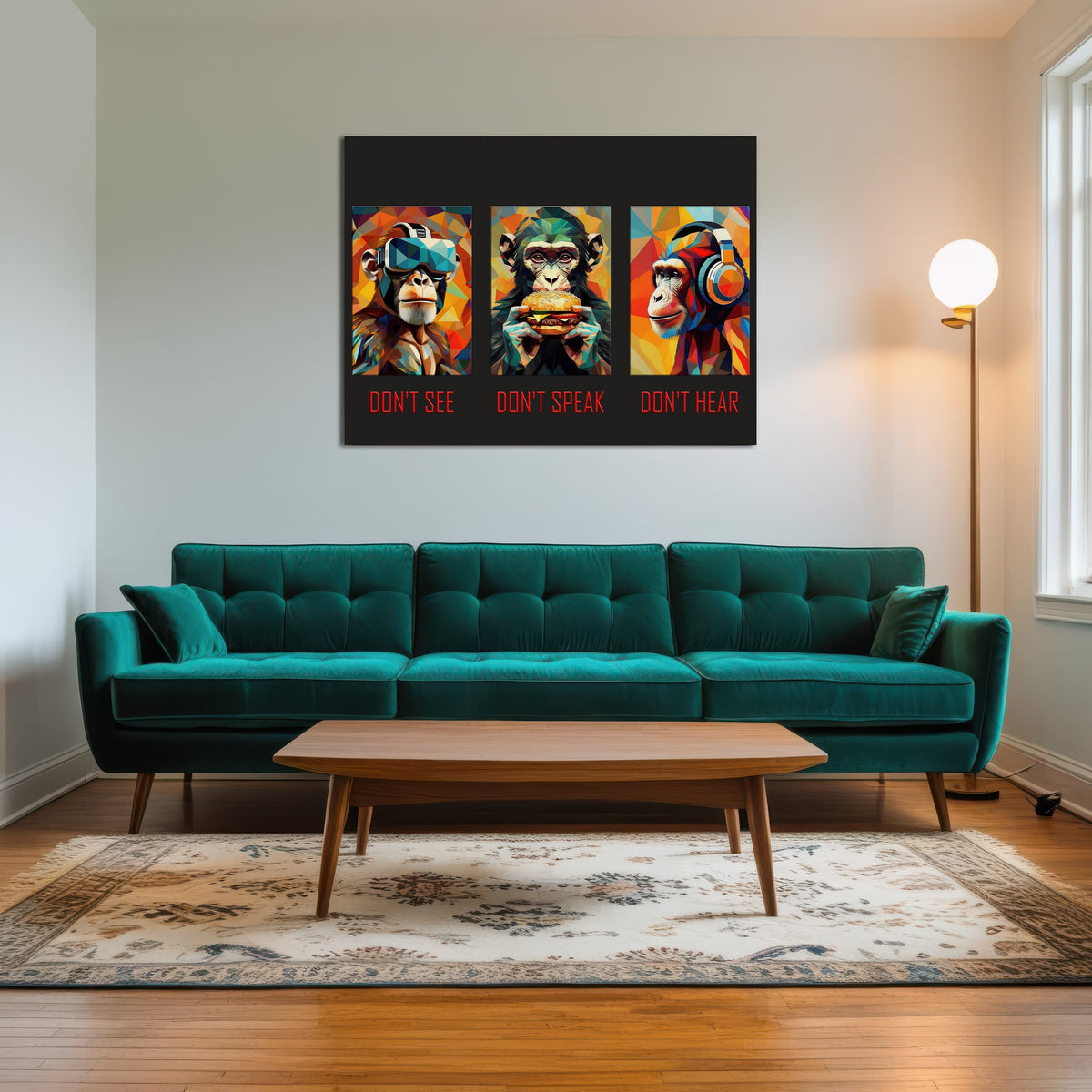 AUTO-MOCKUP ROOM | 3 Wise Monkeys