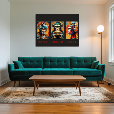 AUTO-MOCKUP ROOM | 3 Wise Monkeys