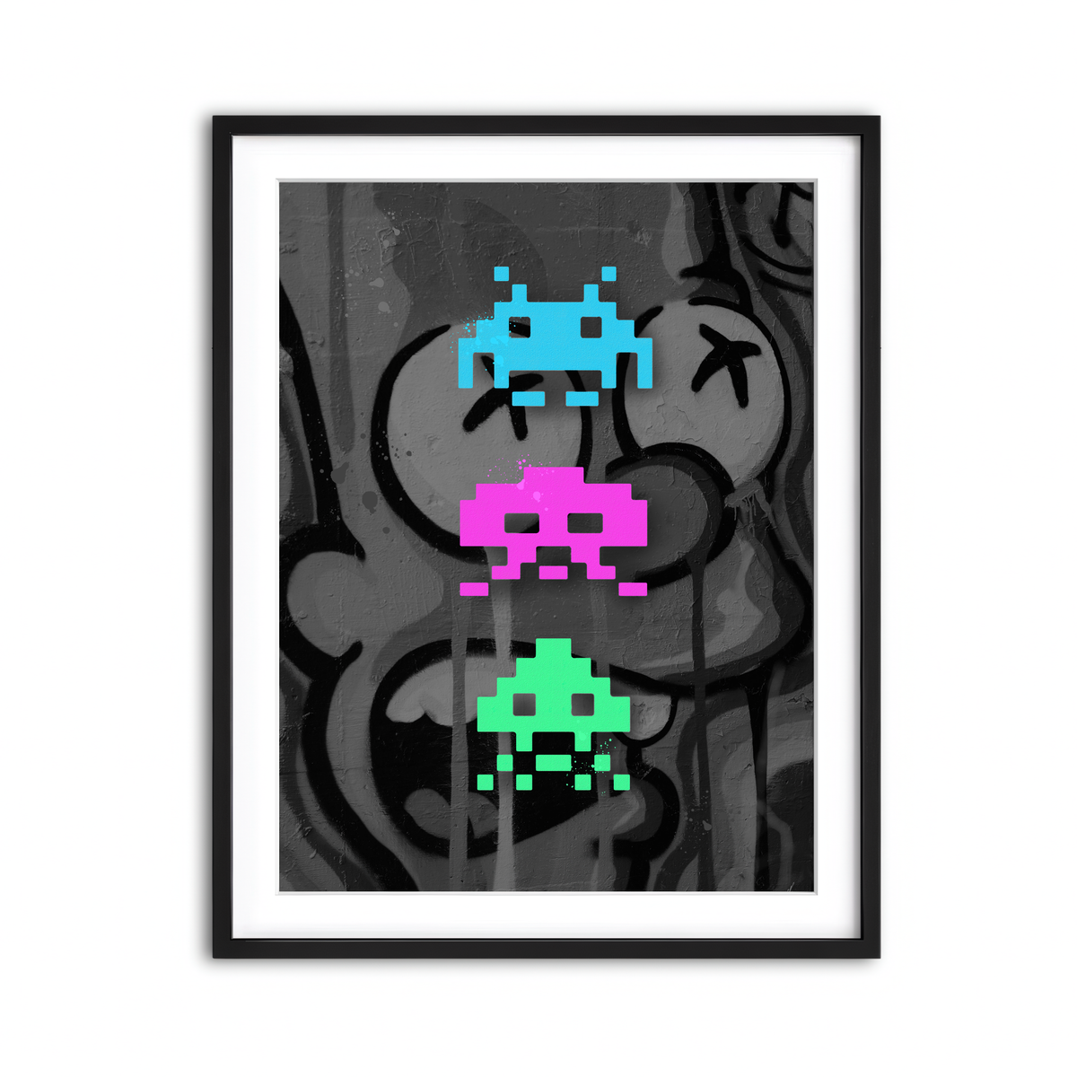 Framed Print 3x4 Black
