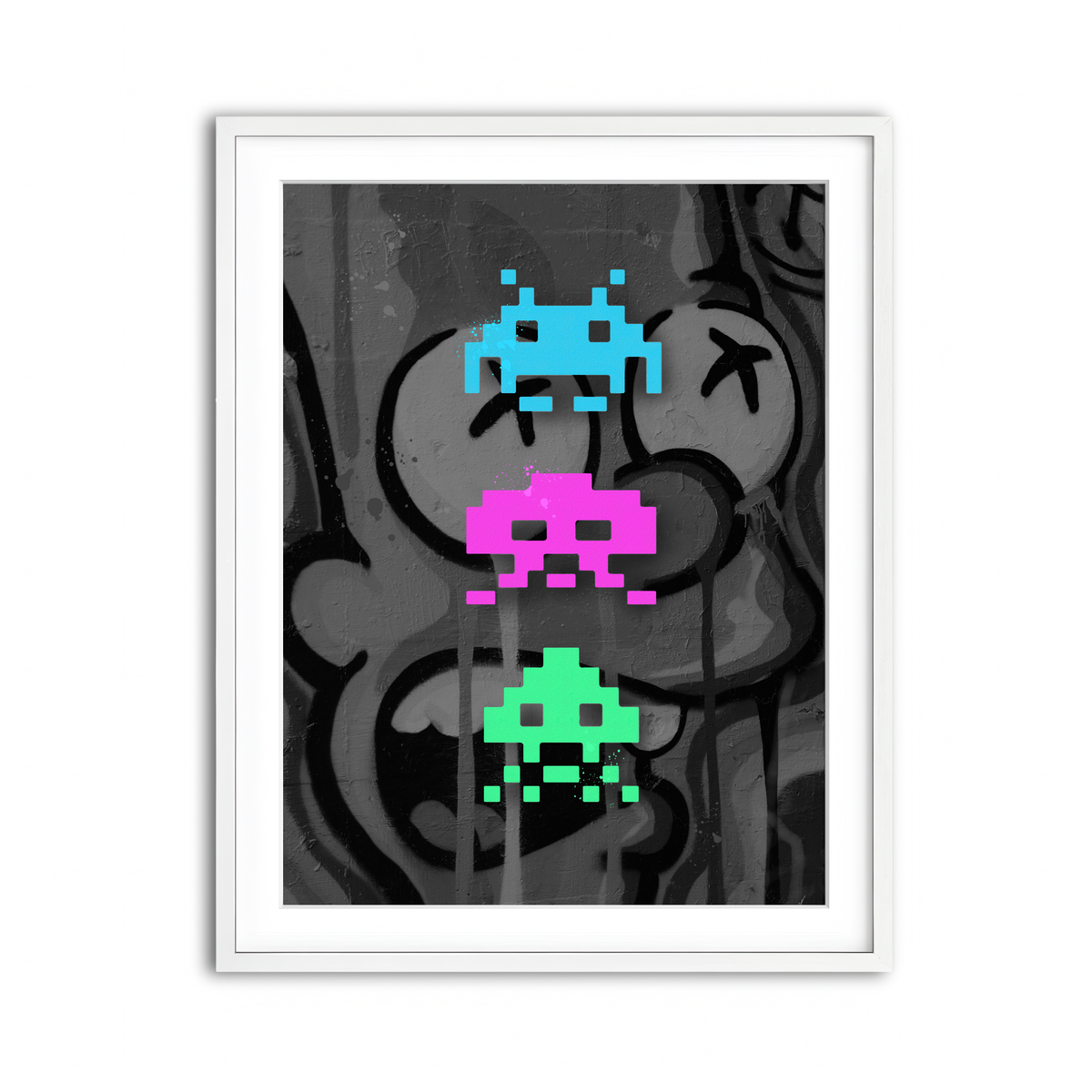 Framed Print 3x4 White