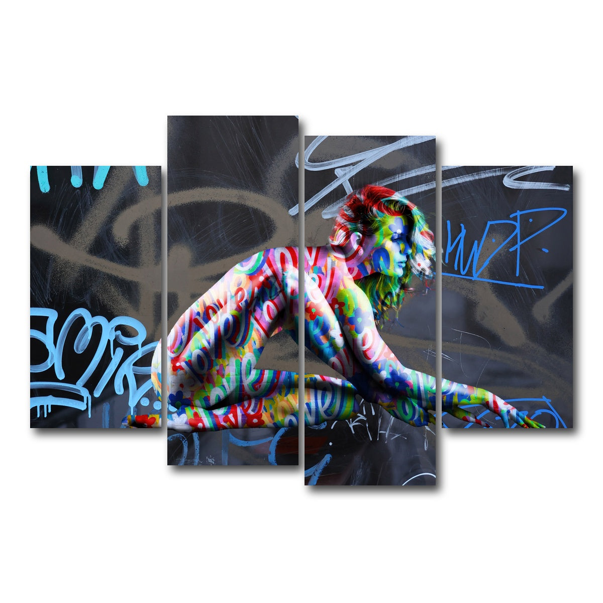 AUTO-MOCKUP WHITE | 420 | 4 Piece | Gallery Wrap Canvas | group=4_short