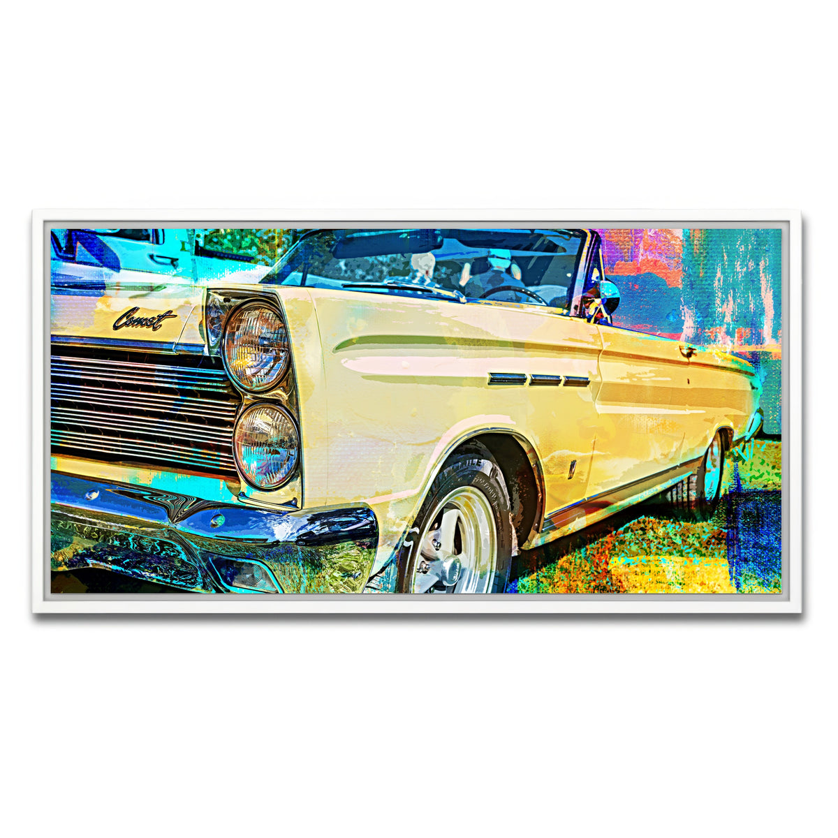 AUTO-MOCKUP WHITE | '65 Caliente Convertible | 1 Piece | White Framed Canvas | group=2x1