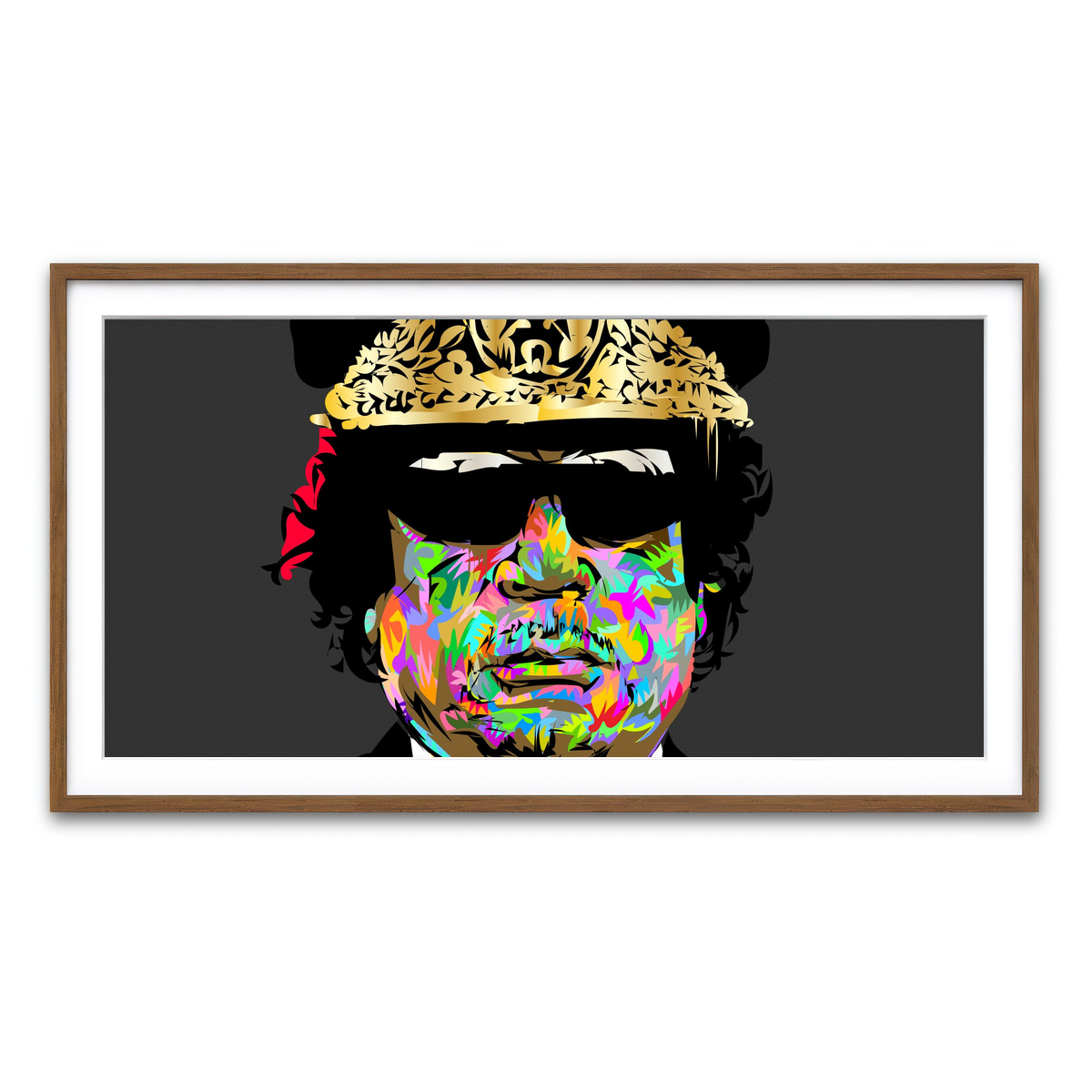 Framed Print 2x1 Walnut