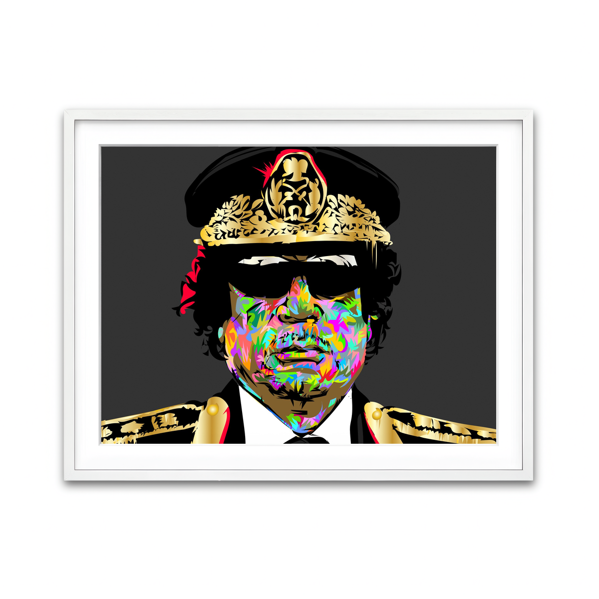 Framed Print 4x3 White