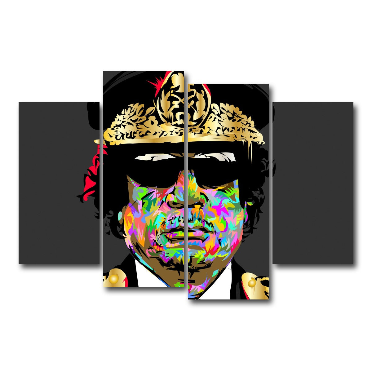 AUTO-MOCKUP WHITE | 666666 | 4 Piece | Gallery Wrap Canvas | group=4_short