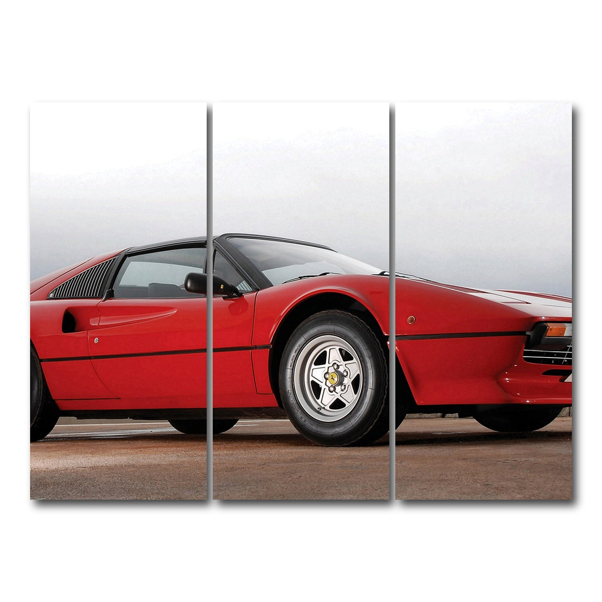 AUTO-MOCKUP WHITE | '77 Ferrari | 3 Piece | Gallery Wrap Canvas | group=8x18