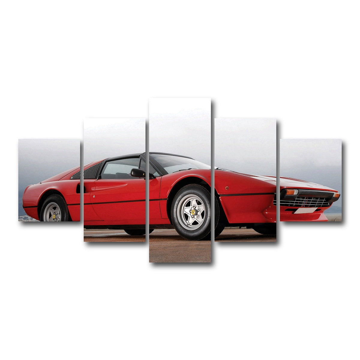 AUTO-MOCKUP WHITE | '77 Ferrari | 5 Piece | Gallery Wrap Canvas | group=5_short
