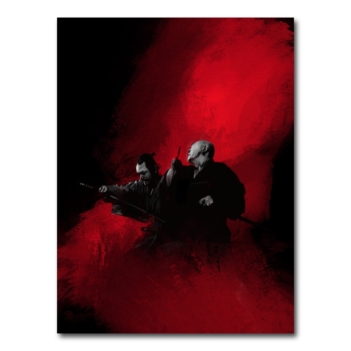 AUTO-MOCKUP WHITE | 7 Samurai | 1 Piece | Gallery Wrapped | group=3x4